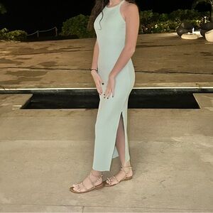Forever 21 Mint Green Maxi Dress
